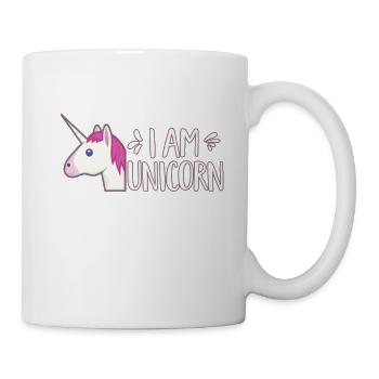 Je suis une licorne arc-en-ciel Magical Girl Licorne mignonne - Mug blanc - blanc - Droite