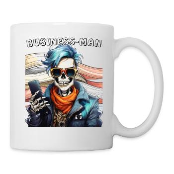 SKELETON MAN BUSINESS MAN - Mug - white - Right