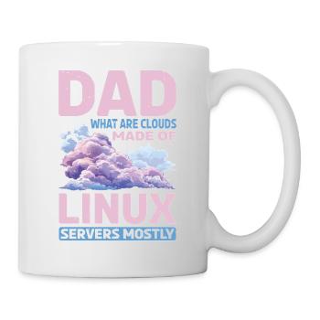What Are Clouds Made Of, Linux Servers Mostly 32 - Mug - white - Right