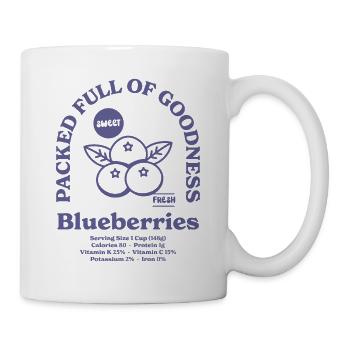 Blueberries Nutritional - Mug - white - Right