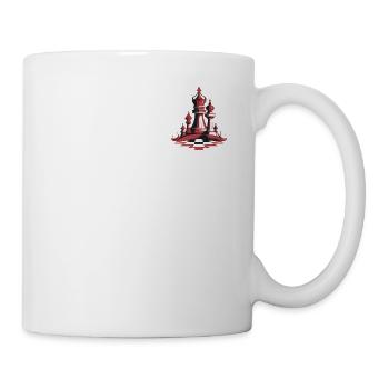 Chess player chessboard chess game - Mug - white - Right