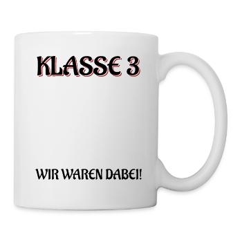 Fin de la 3e année, nous étions là pour la remise des diplômes de 3e année - Mug blanc - blanc - Droite