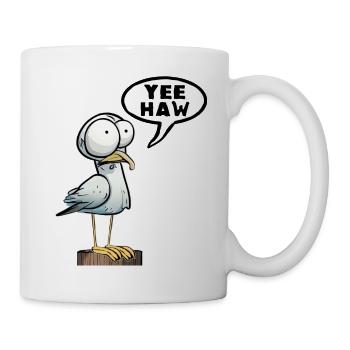 Yee haw - Sayings - Sayings Wild West Cowboy - Mug - white - Right
