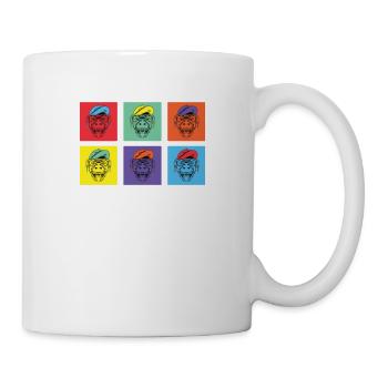 Overruled Monkey Colorful 1 - Mug - white - Right