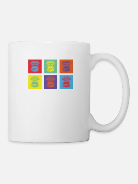 Overruled Monkey Colorful 2 - Mug - white