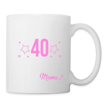 Finally 40 I can do everything I know everything - Mug - white - Right