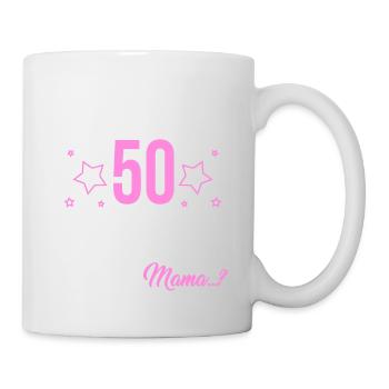 Endlich 50 Ich Kann Alles Ich Weiß Alles - Tasse - Weiß - Rechts