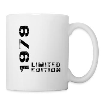 45 Jahre alte Geschenke Jahrgang 1979 45. Geburtstag - Tasse - Weiß - Rechts