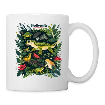Biodiversität Erhaltung Tropische Fauna - Tasse - Weiß - Rechts