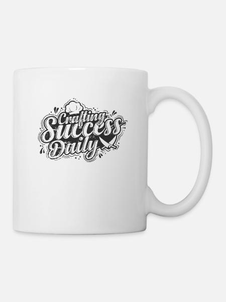 Crafting Success Daily - Tasse - Weiß