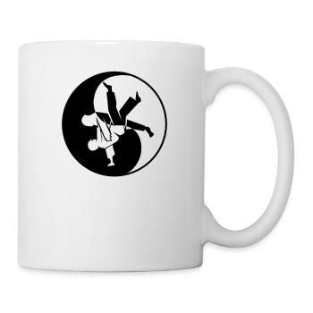 Judoka Taekwondo Karate Aikido Ju-Jutsu - Tasse - Weiß - Rechts