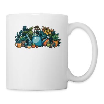 Permakultur Lebensmittel Compost - Tasse - Weiß - Rechts