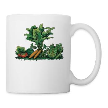Permakultur Lebensmittel Compost - Tasse - Weiß - Rechts