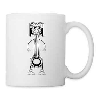Funny Piston Mechanic - Mug - white - Right