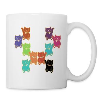 Cats Cat Different Different Colorful Kittens - Mug - white - Right