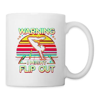 Attention, je pourrais me retourner 10 - Mug blanc - blanc - Droite