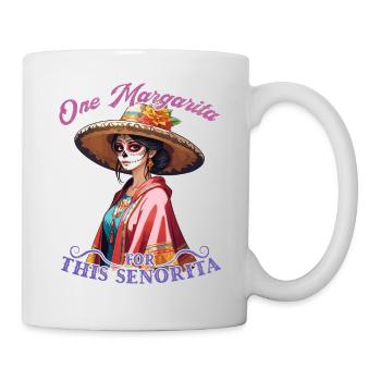 Funny Margarita Design Cinco de Mayo Lover - Mug - white - Right