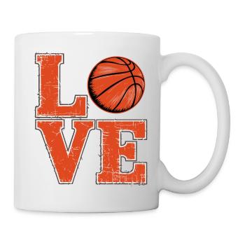 Love Basketball - Mug - white - Right