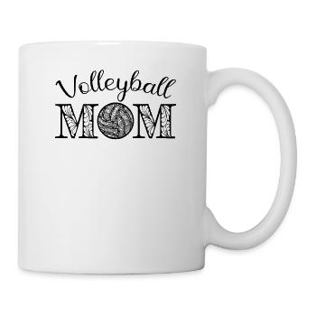 Volleyball-MOM Volleyball Ball Volleyball Player - Mug - white - Right