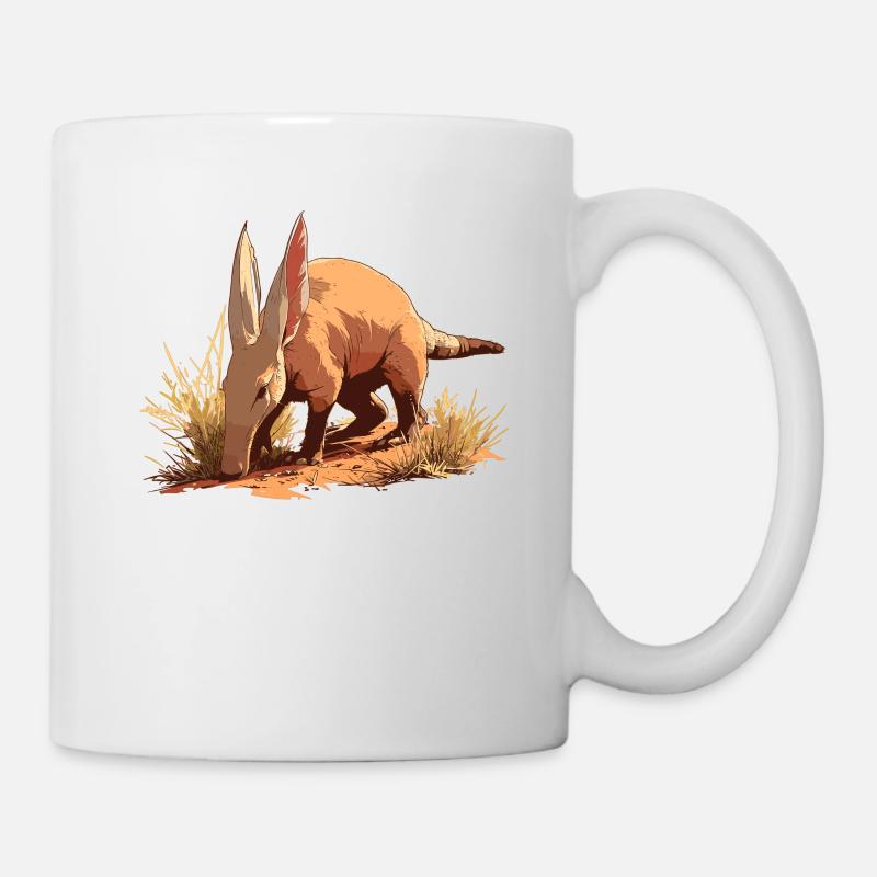 Erdferkeln Erdferkel - Tasse - Weiß