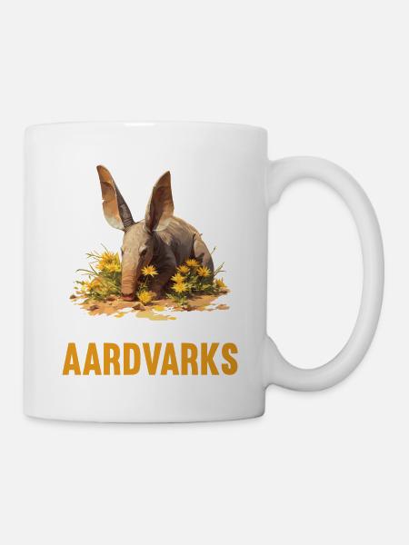 Erdferkeln Erdferkel - Tasse - Weiß