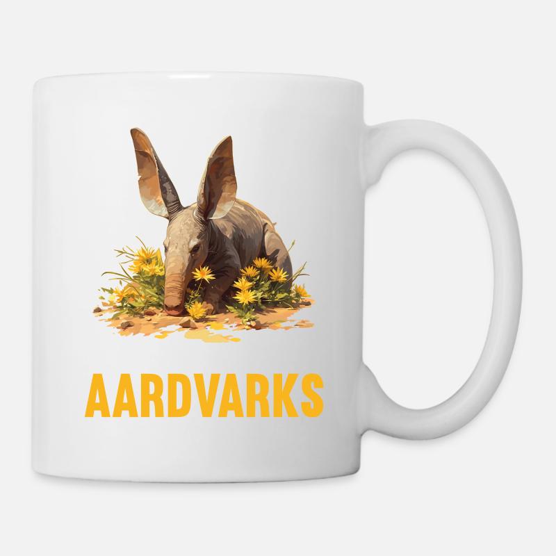 Erdferkeln Erdferkel - Tasse - Weiß