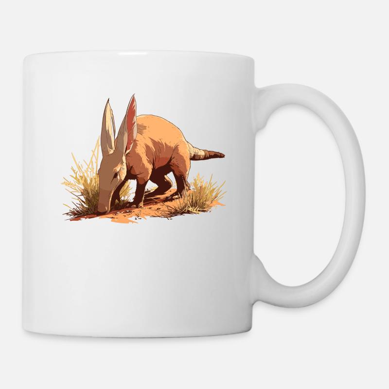 Erdferkeln Erdferkel - Tasse - Weiß