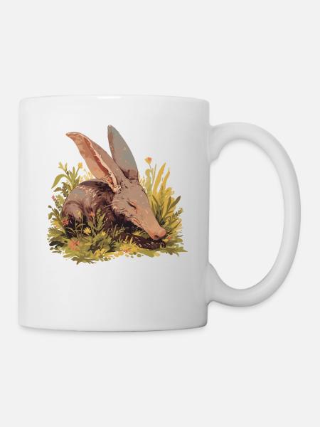 Erdferkeln Erdferkel - Tasse - Weiß