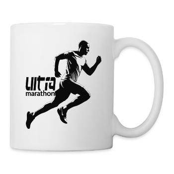 Laufdesign Für Läufer Beim Marathon - Tasse - Weiß - Rechts