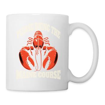Drôle d’amateur de homard Jeu de mots Fruits de mer Maine Gourmand - Mug blanc - blanc - Droite