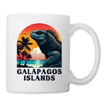 Marine Iguana Galápagos Islands - Tasse - Weiß - Rechts