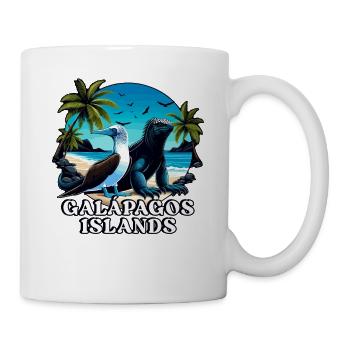 Îles Galápagos - Mug blanc - blanc - Droite
