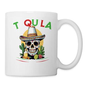 Lustiger Tequila Spruch Cinco De Mayo Design - Tasse - Weiß - Rechts