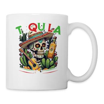 Lustiger Tequila Spruch Cinco De Mayo Design - Tasse - Weiß - Rechts