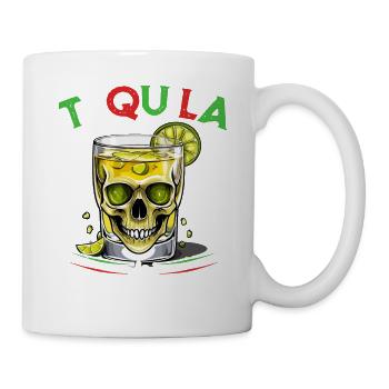 Lustiger Tequila Spruch Cinco De Mayo Mexiko - Tasse - Weiß - Rechts