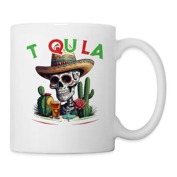 Lustiger Tequila Spruch Cinco De Mayo Design - Tasse - Weiß - Rechts