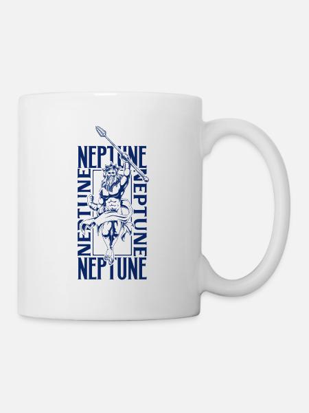 Neptun - Tasse - Weiß
