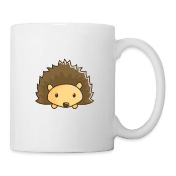 Vivre sur la haie T-shirt drôle hérisson épineux - Mug blanc - blanc - Droite