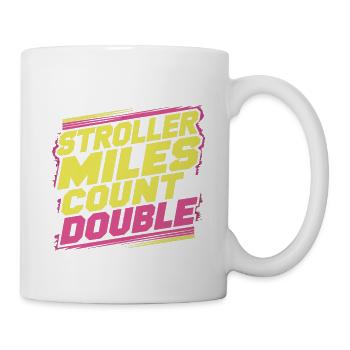 Poussette Miles Count Double 13 - Mug blanc - blanc - Droite