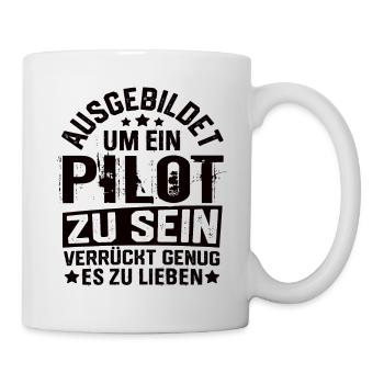 Pilote Pilotes d’avion Volant Aviator Flying - Mug blanc - blanc - Droite
