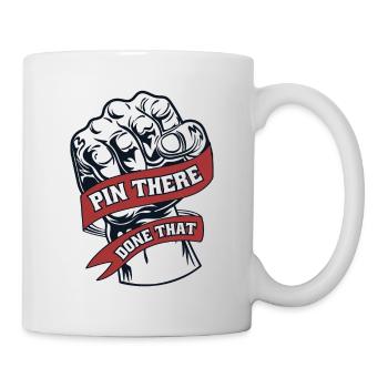 épingle il y a fait que les techniques d’exercice bras - Mug blanc - blanc - Droite