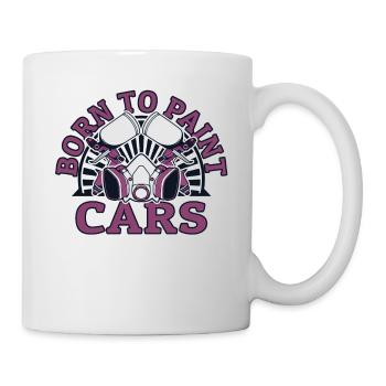 Born To Paint Cars Automotive Vehicle Car Spray - Mug - white - Right