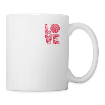 Volleyball-MAMA Volleyball Ball Volleyball Player - Mug - white - Right
