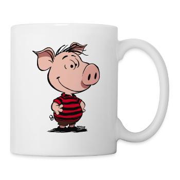 Little Funny Pig Boy - Mug - white - Right