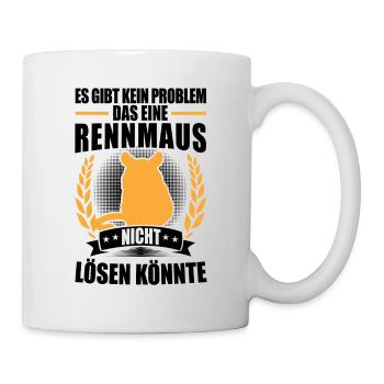 Gerbille résout mes problèmes de gerbille rongeur - Mug blanc - blanc - Droite