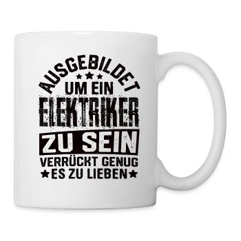 Electrician Electrical Electricity Master Electrician - Mug - white - Right