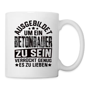Concrete Concrete Construction, Reinforced Concrete Construction, Civil Engineering - Mug - white - Right