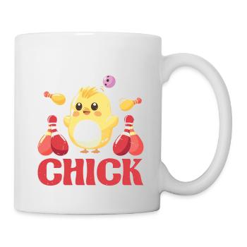 Bowling Chick 21 - Tasse - Weiß - Rechts