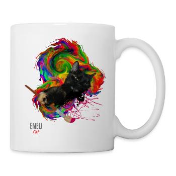 Cat 4Paint by Acryl Galerie & Design - Tasse - Weiß - Rechts