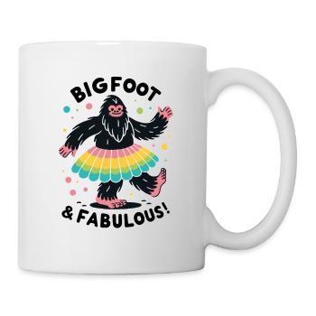 Bigfoot & Fabulous - Amusant et coloré - Mug blanc - blanc - Droite